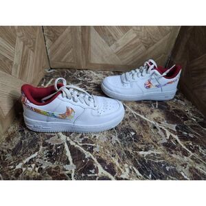 Nike Air Force 1 Chinese New Year Size 1y White/Multi-Color CU2981-191